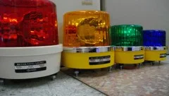 ไฟไซเรนแบบหมุน LED   BAIMER ใช้ไฟ 12V-24V-220V